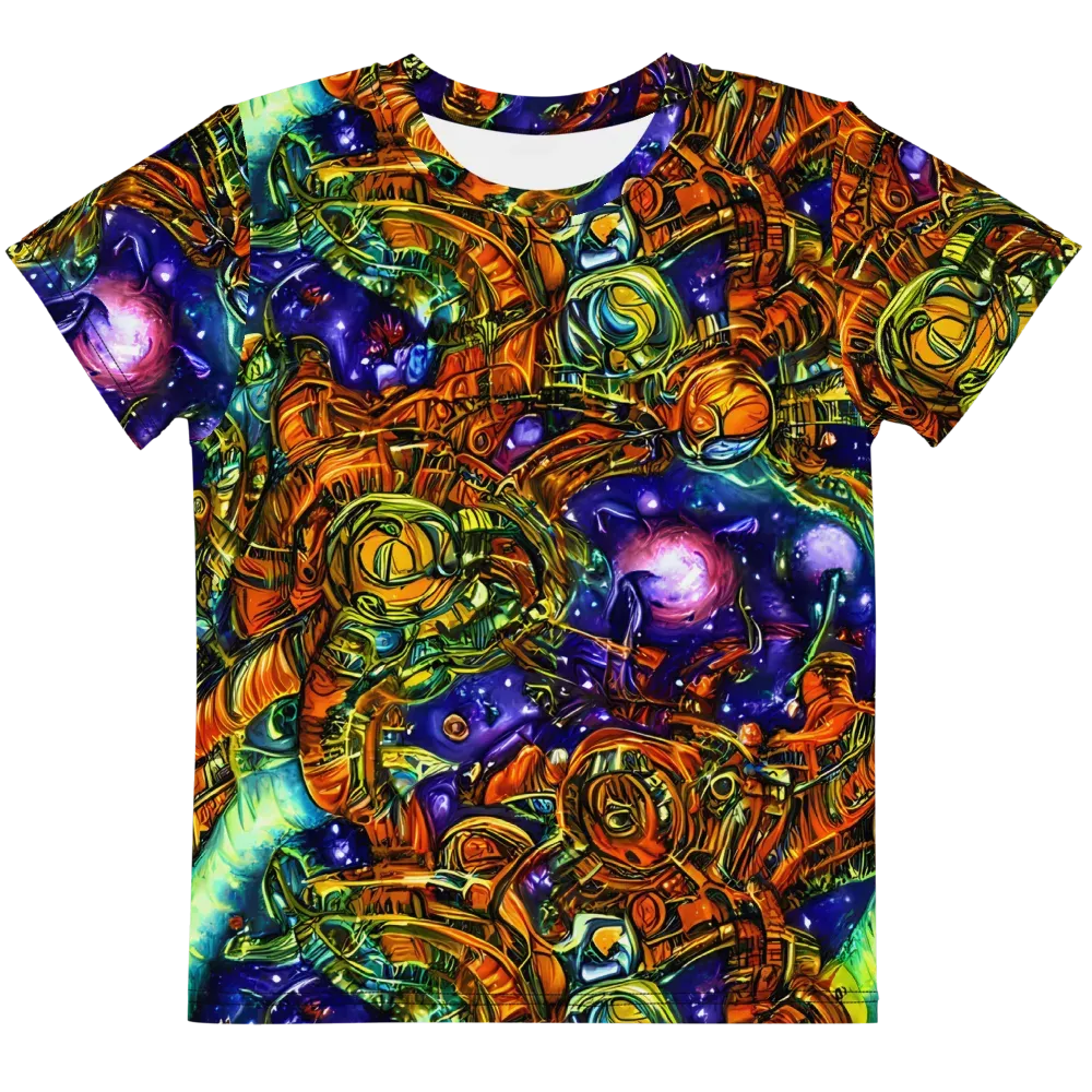 Ultraviolet Machine on Kids Crew Neck T-Shirt — Front