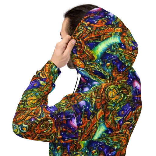 Ultraviolet Machine on a Hoodie