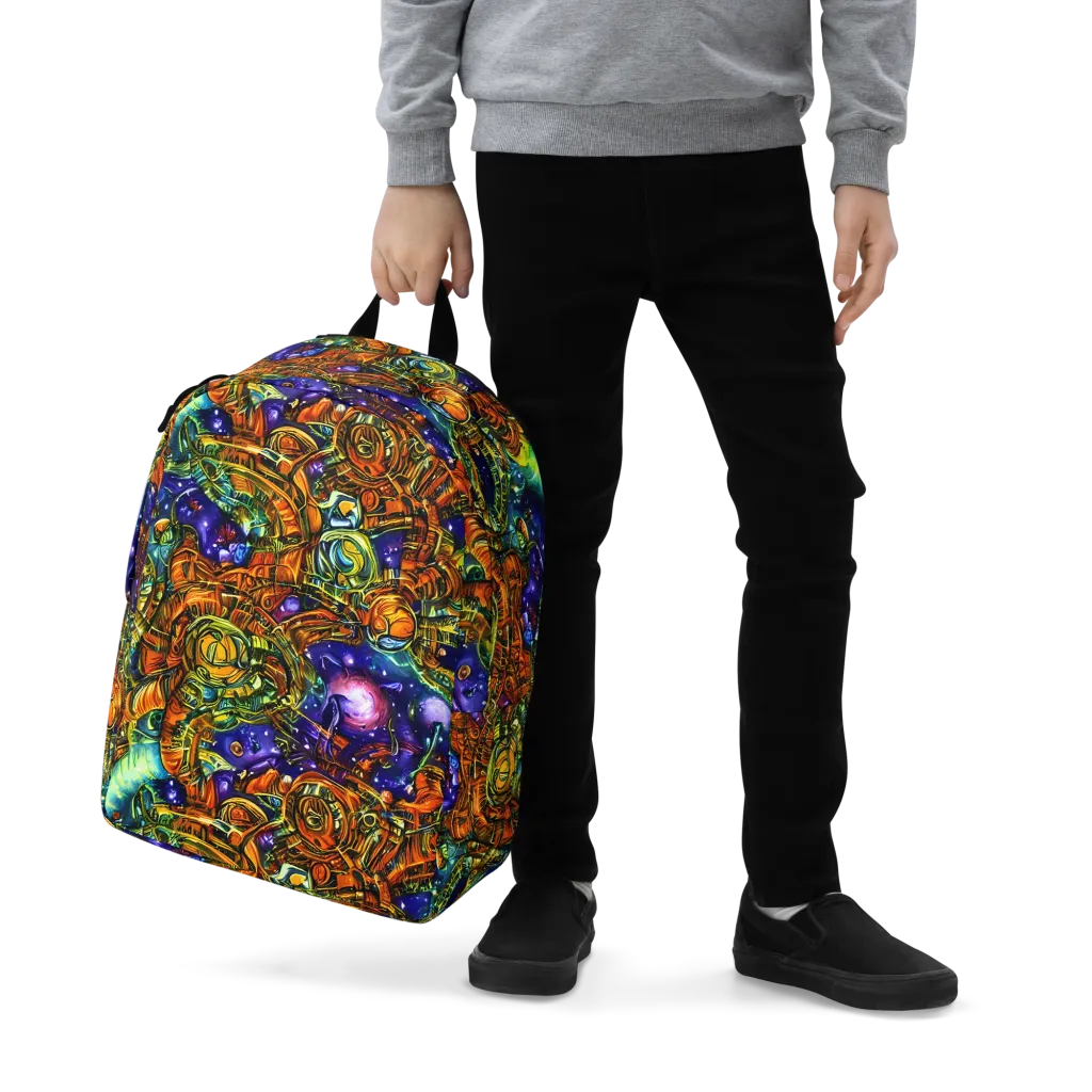 Ultraviolet Machine on Minimalist Backpack — Zoomed-in