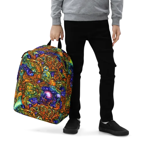 Ultraviolet Machine on a Minimalist Backpack