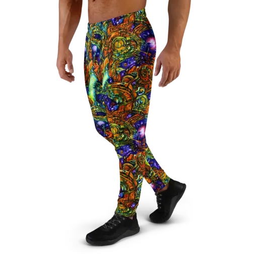 Ultraviolet Machine on a Men's Joggers