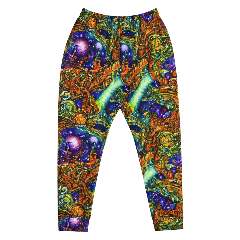 Ultraviolet Machine on Men's Joggers — Front