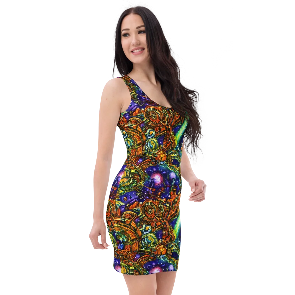 Ultraviolet Machine on Bodycon Dress — Right Front