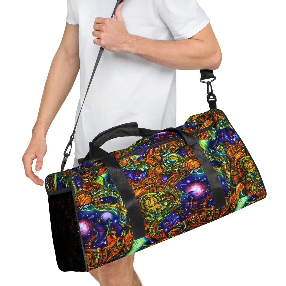 Ultraviolet Machine on Duffle Bag — Right Front
