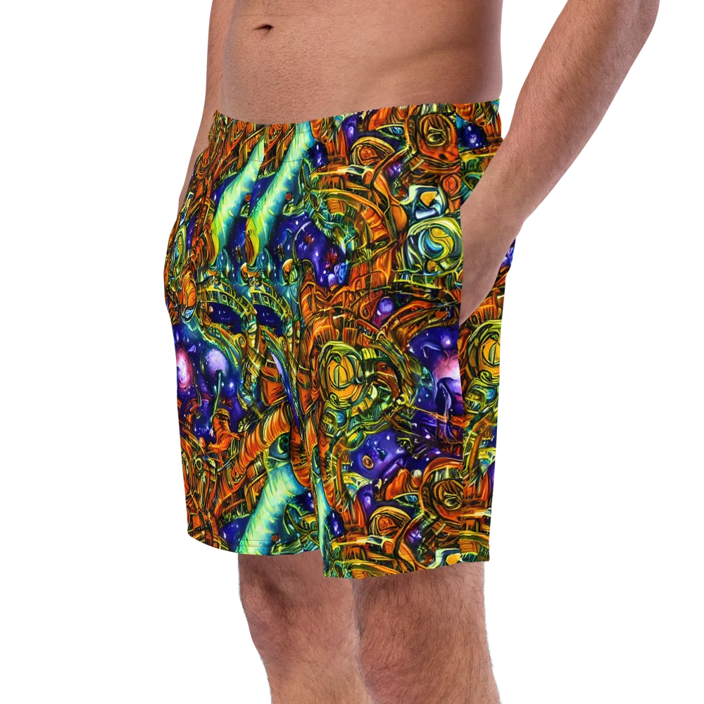 Ultraviolet Machine on Swim Trunks — Left Front
