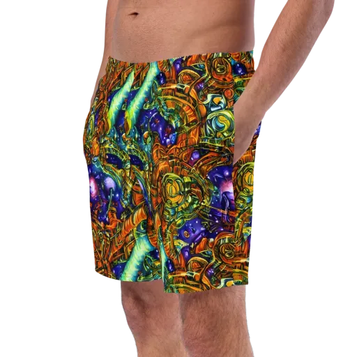 Ultraviolet Machine on a Swim Trunks