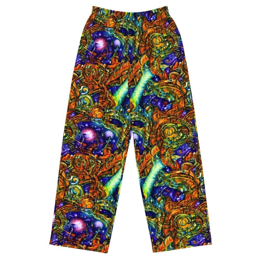 Ultraviolet Machine on Wide-Leg Pants — Front