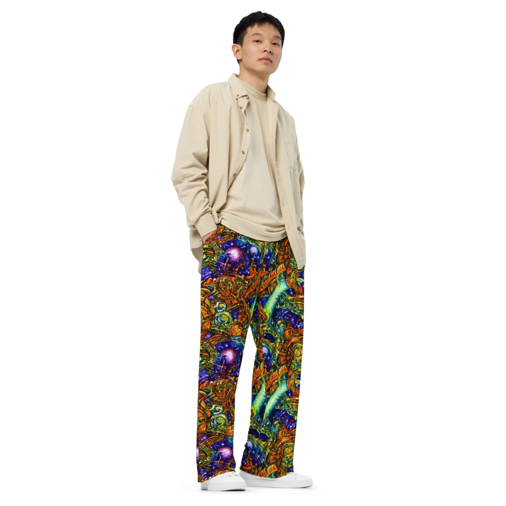 Ultraviolet Machine on Wide-Leg Pants — Right Front