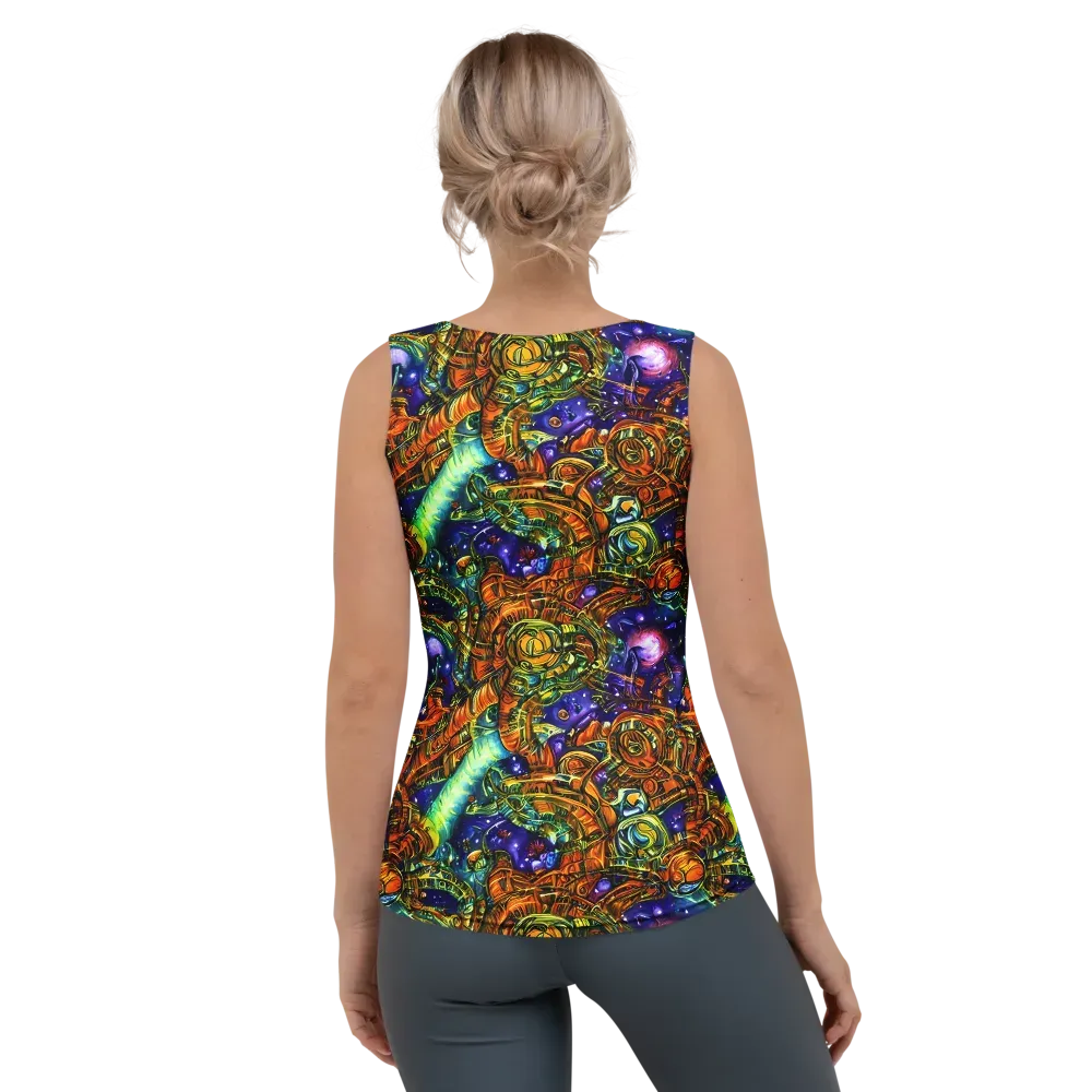 Ultraviolet Machine on Women's Tank Top — Back