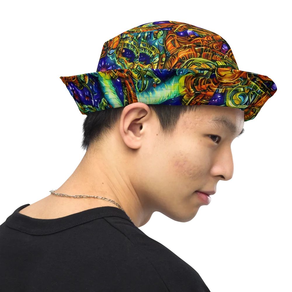 Ultraviolet Machine on Reversible Bucket Hat — Right Outside