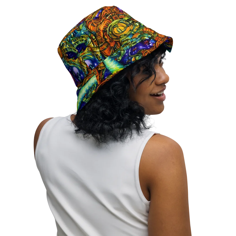 Ultraviolet Machine on Reversible Bucket Hat — Right Outside