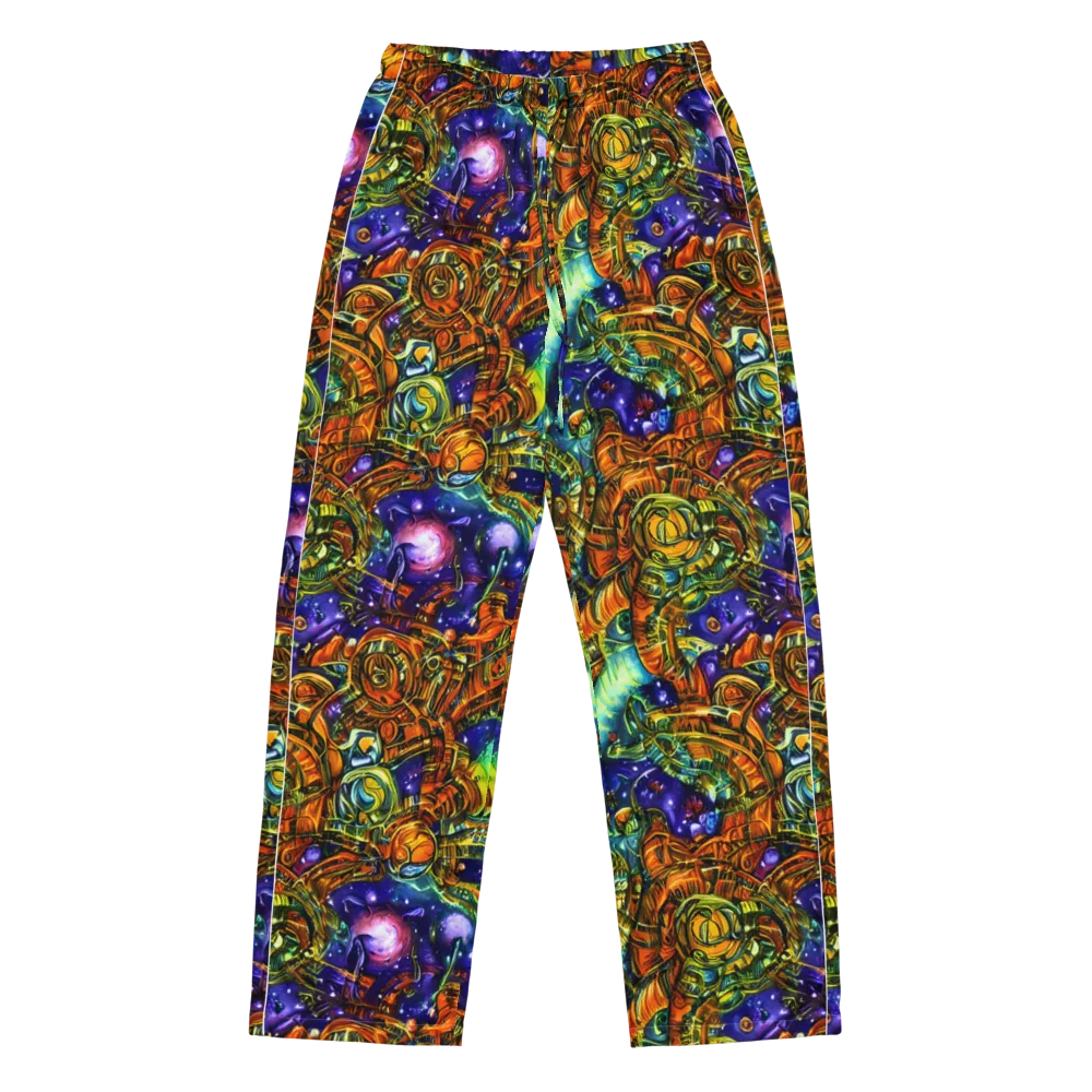 Ultraviolet Machine on Women's Pajama Pants — Front