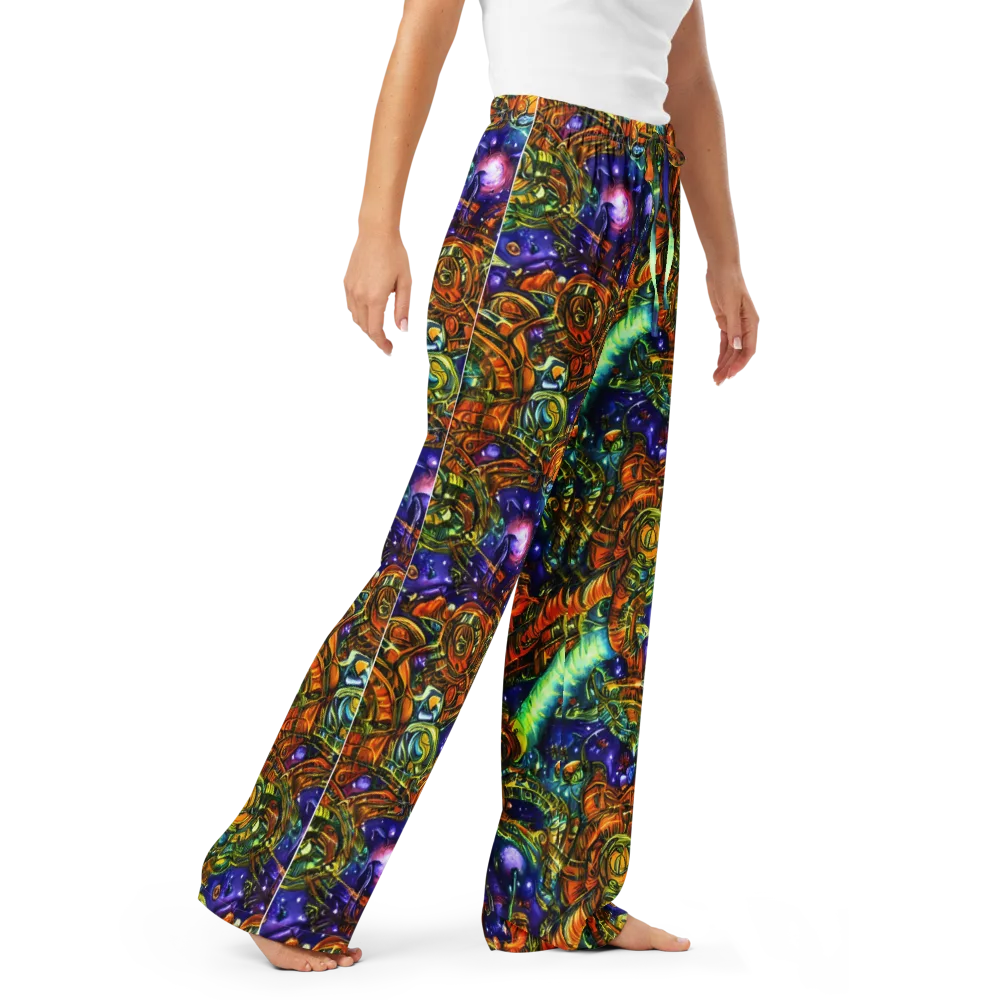 Ultraviolet Machine on Women's Pajama Pants — Right Front