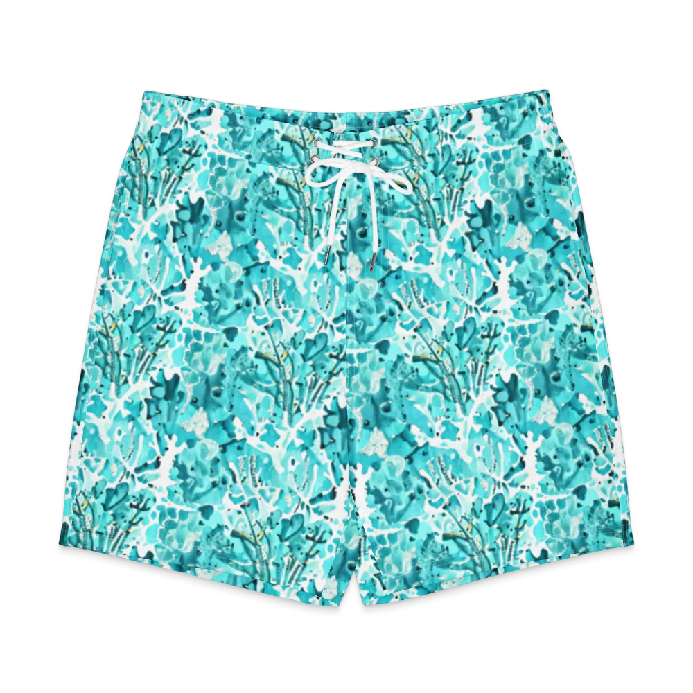 Tidal Bloom on Men's Board Shorts — Front