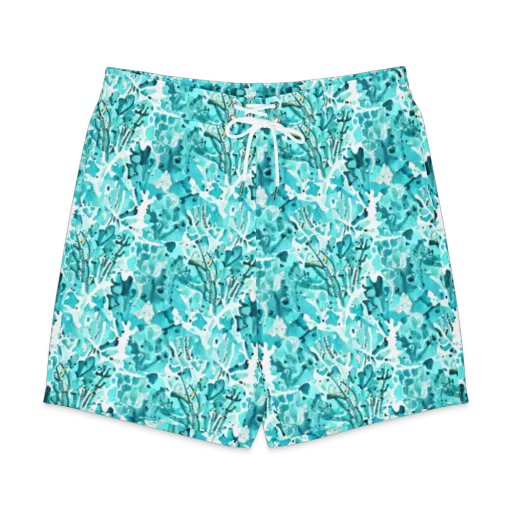 Tidal Bloom on a Men's Board Shorts