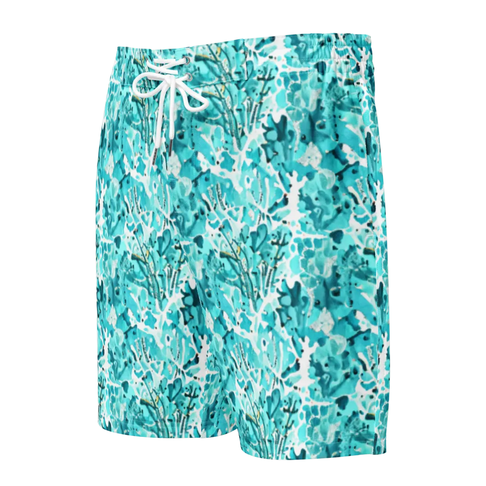 Tidal Bloom on Men's Board Shorts — Front