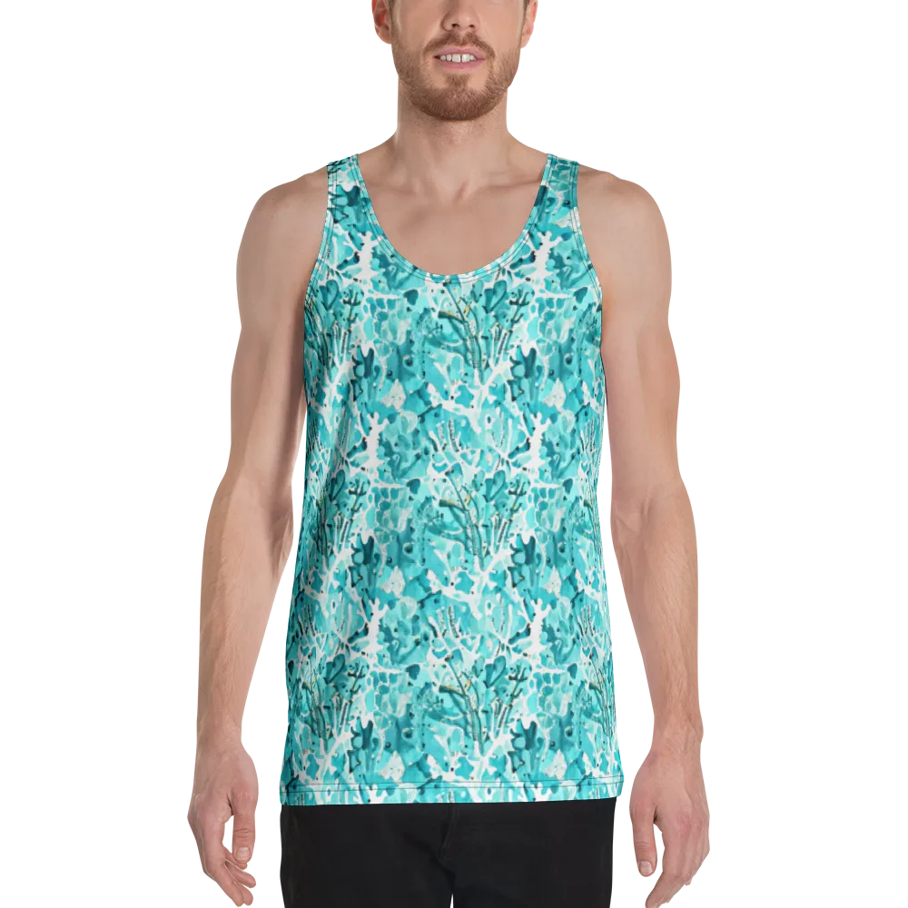 Tidal Bloom on Men's Tank Top — Front