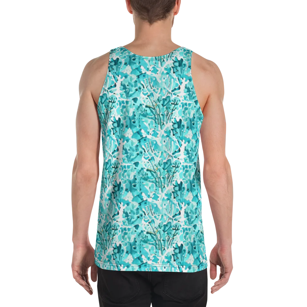 Tidal Bloom on Men's Tank Top — Back