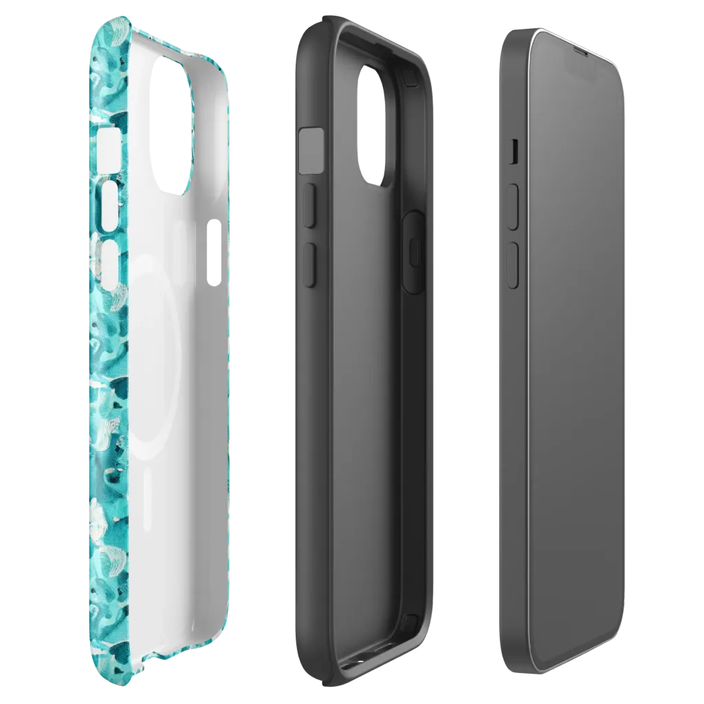Tidal Bloom on MagSafe Tough Case for iPhone® — Front