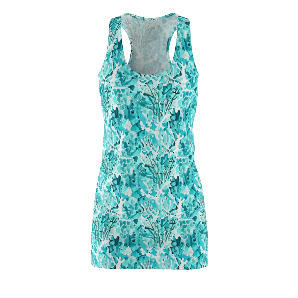Tidal Bloom on Racerback Dress — Front