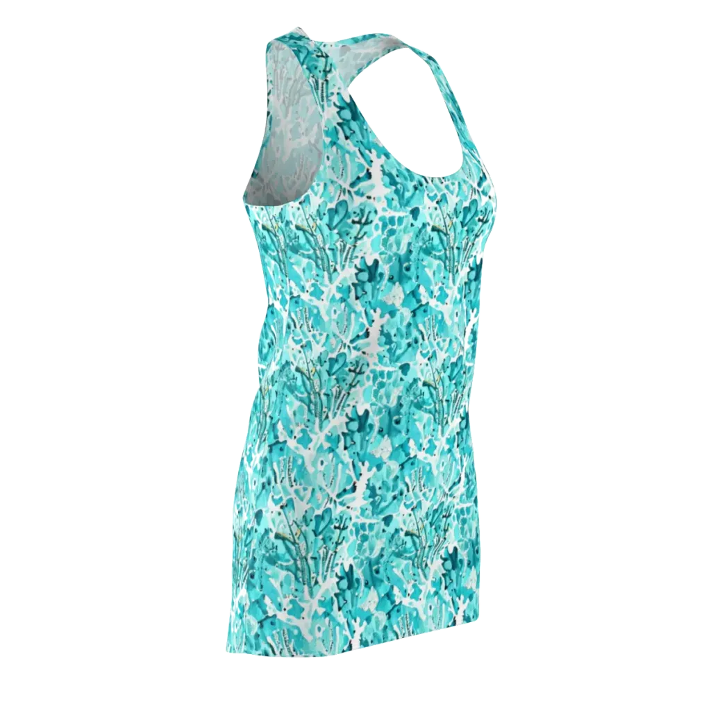 Tidal Bloom on Racerback Dress — Front Side