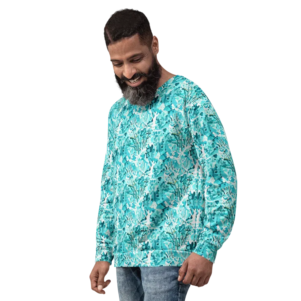 Tidal Bloom on Sweatshirt — Left Front