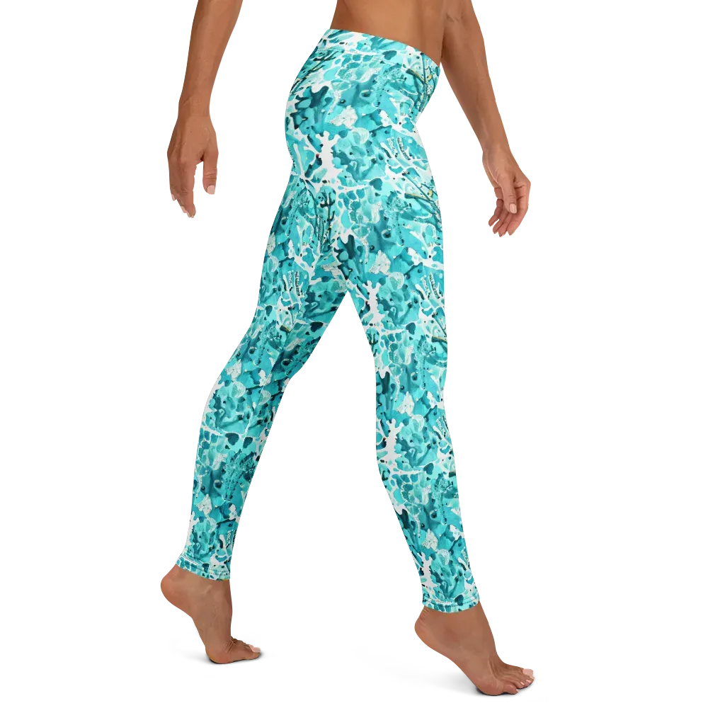 Tidal Bloom on Leggings — Right