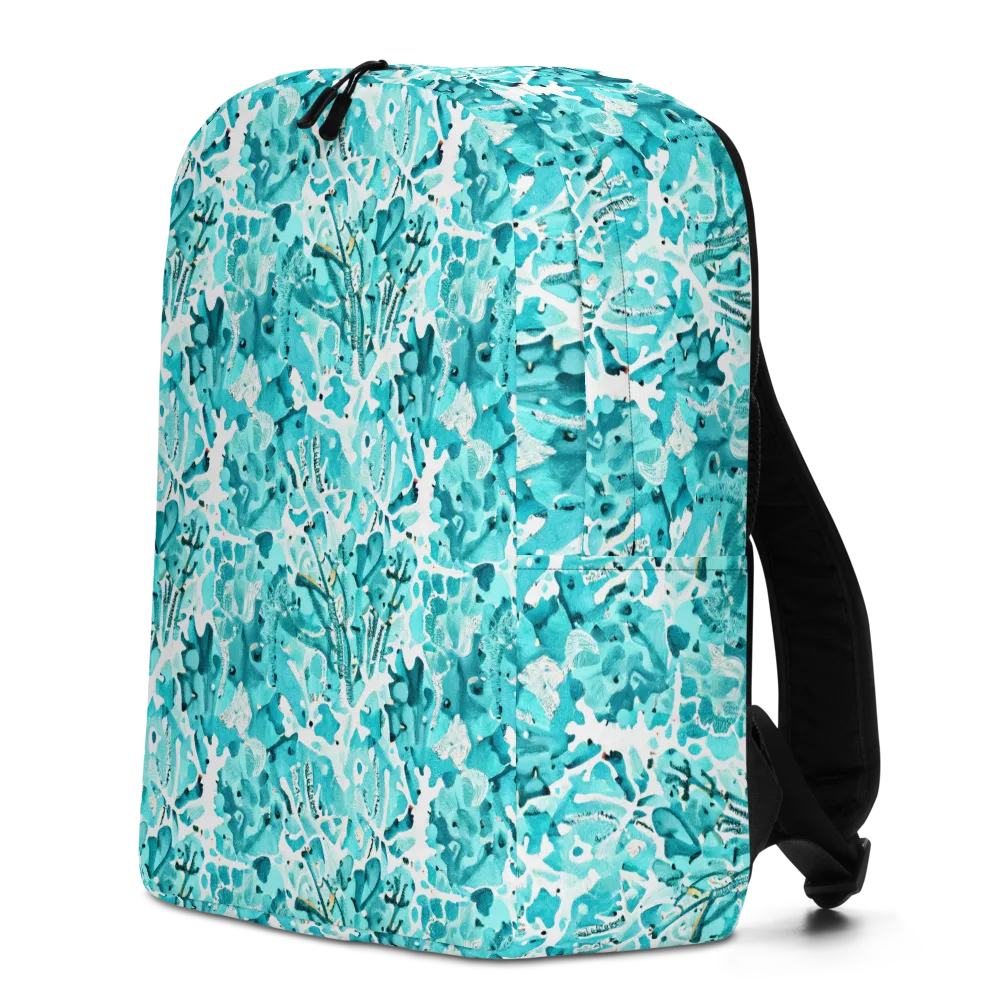 Tidal Bloom on Minimalist Backpack — Left