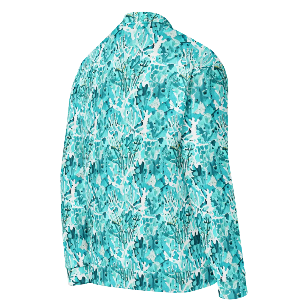Tidal Bloom on Bomber Jacket — Right Back