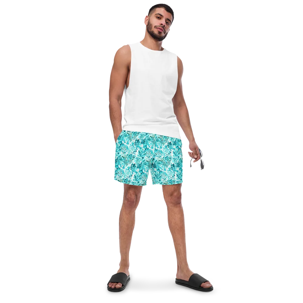 Tidal Bloom on Swim Trunks — Front