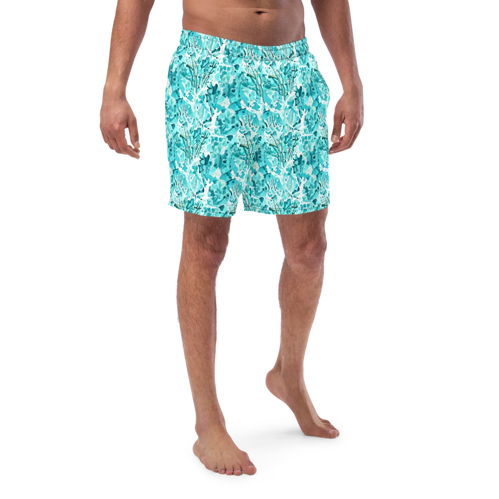 Tidal Bloom on Swim Trunks — Front
