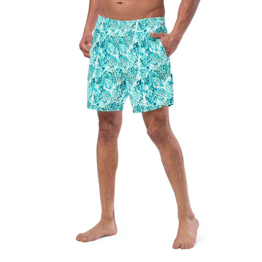 Tidal Bloom on Swim Trunks — Left Front