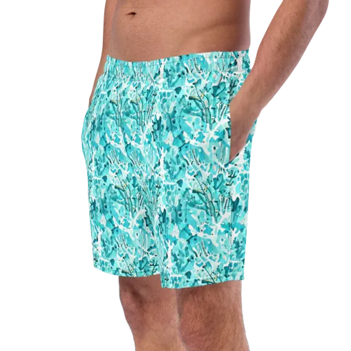 Tidal Bloom on a Swim Trunks