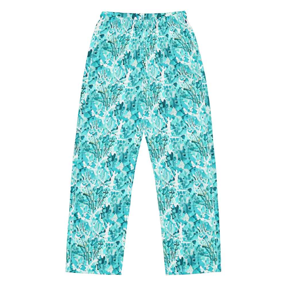 Tidal Bloom on Women's Pajama Pants — Front