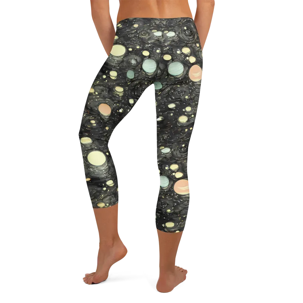 Planetary Ink on Capri Leggings — Back