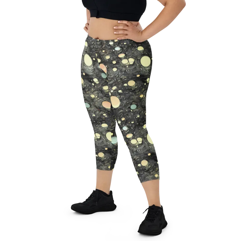 Planetary Ink on Capri Leggings — Front