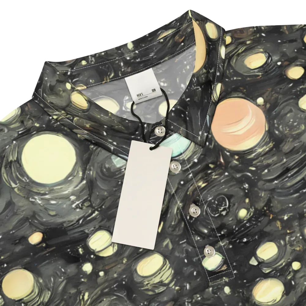 Planetary Ink on Men's Slim Fit Polo Shirt — Product details