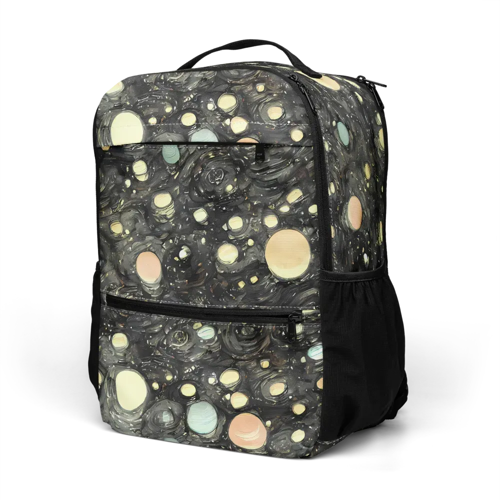 Planetary Ink on Utility Backpack — Left Front