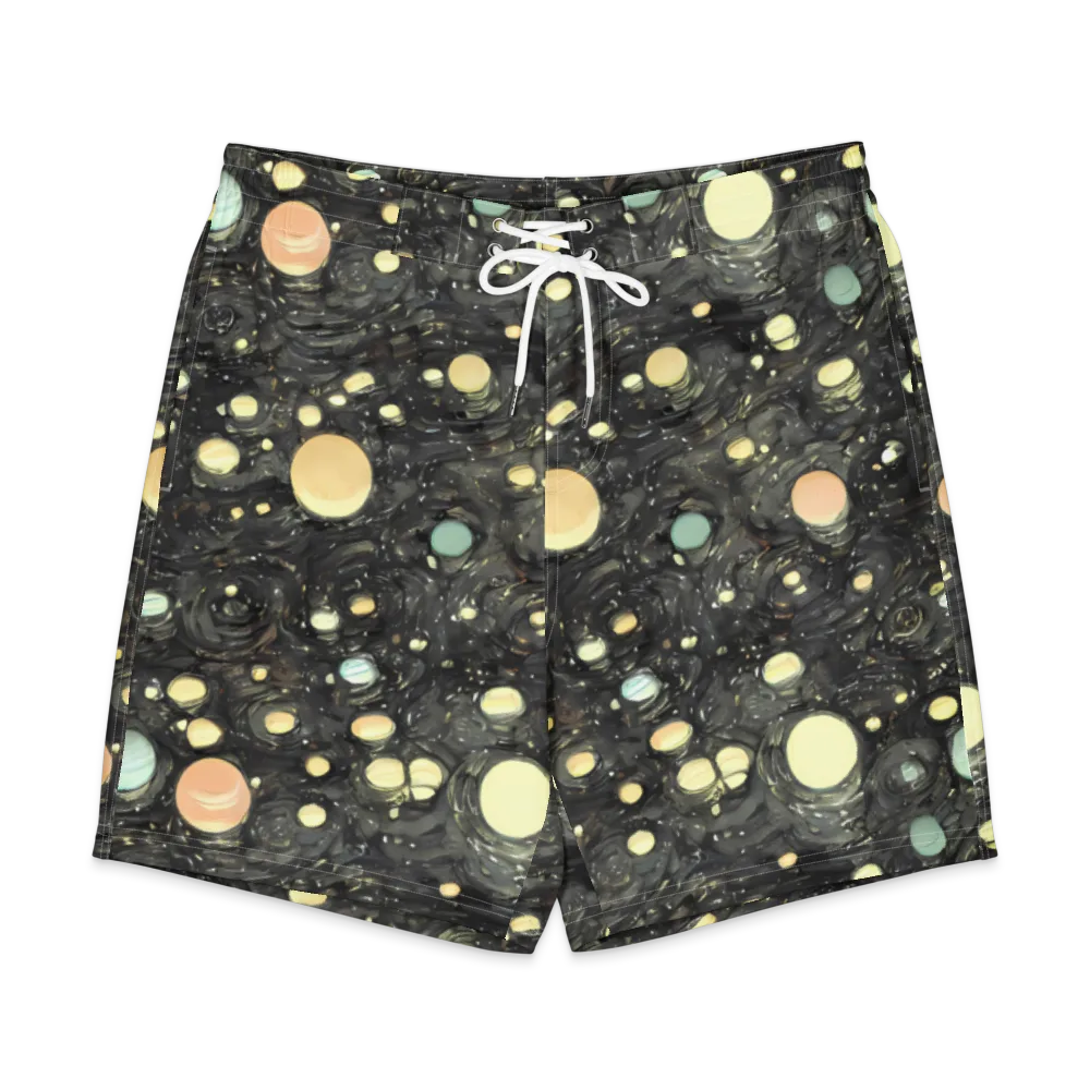 Planetary Ink on Men's Board Shorts — Front