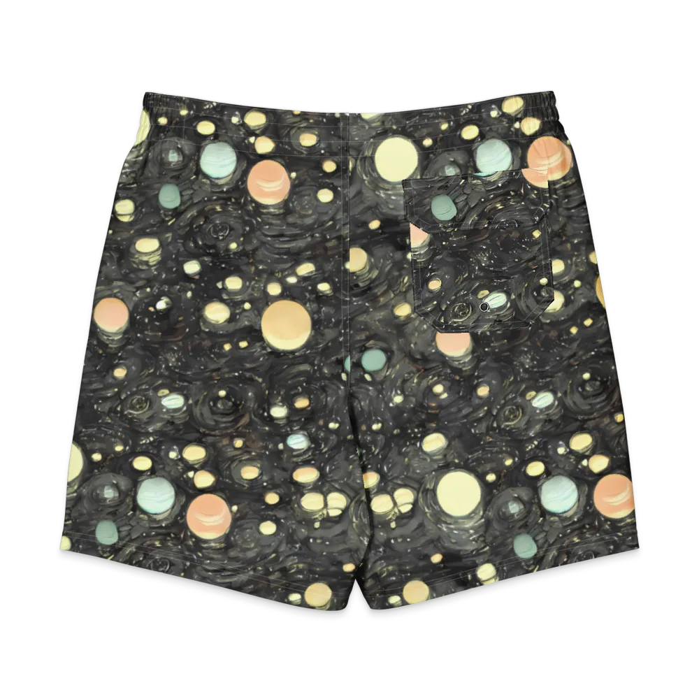 Planetary Ink on Men's Board Shorts — Back