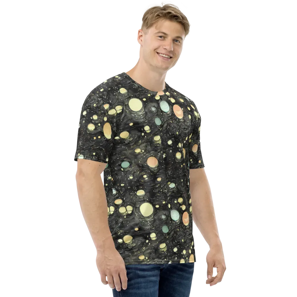 Planetary Ink on Men's Crew Neck T-Shirt — Right