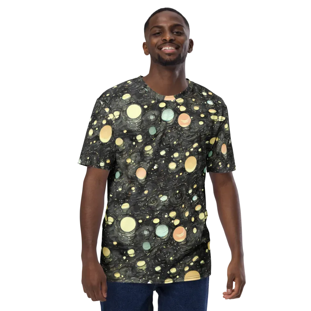 Planetary Ink on Men's Crew Neck T-Shirt — Front
