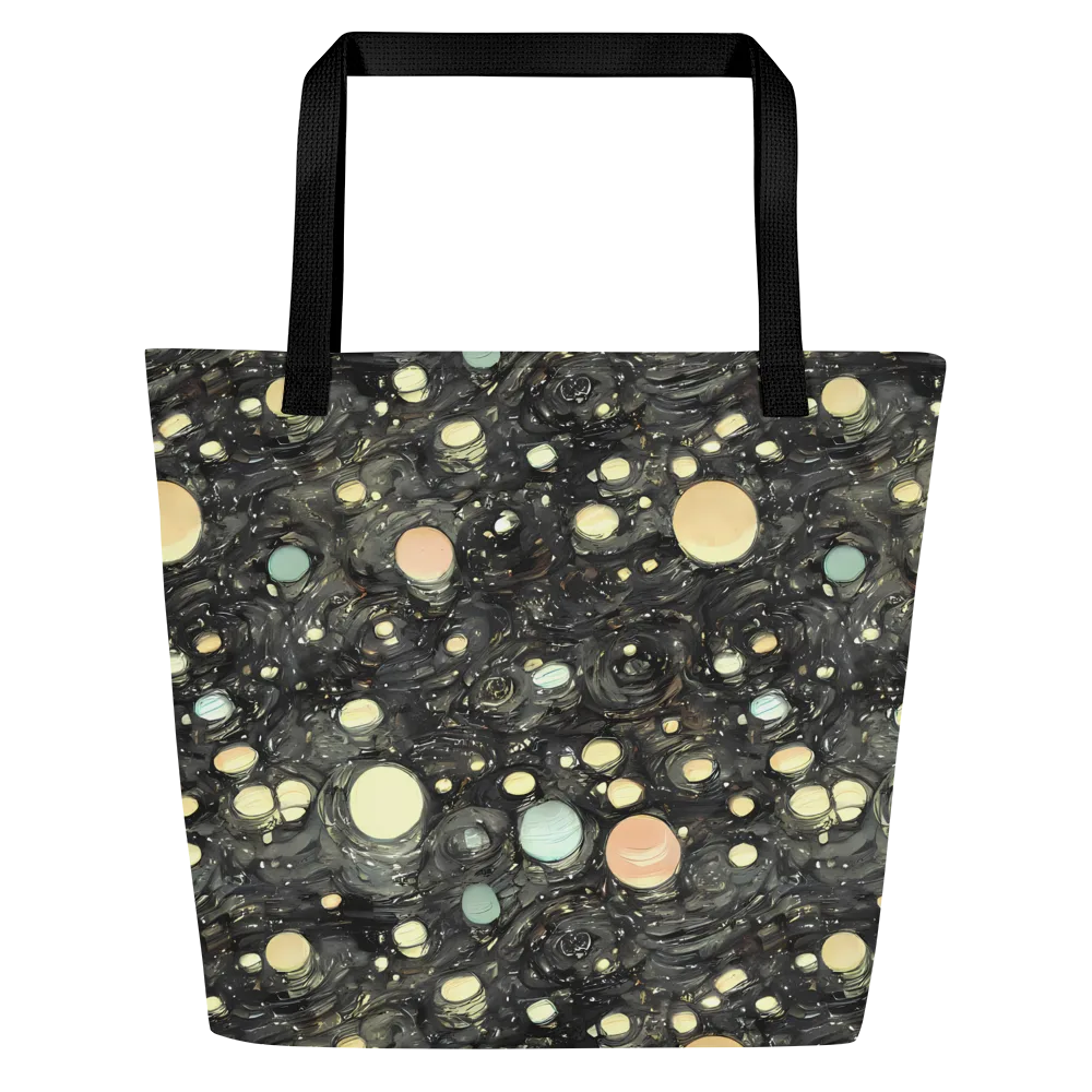 Planetary Ink on Large Tote Bag W/ Pocket — Front