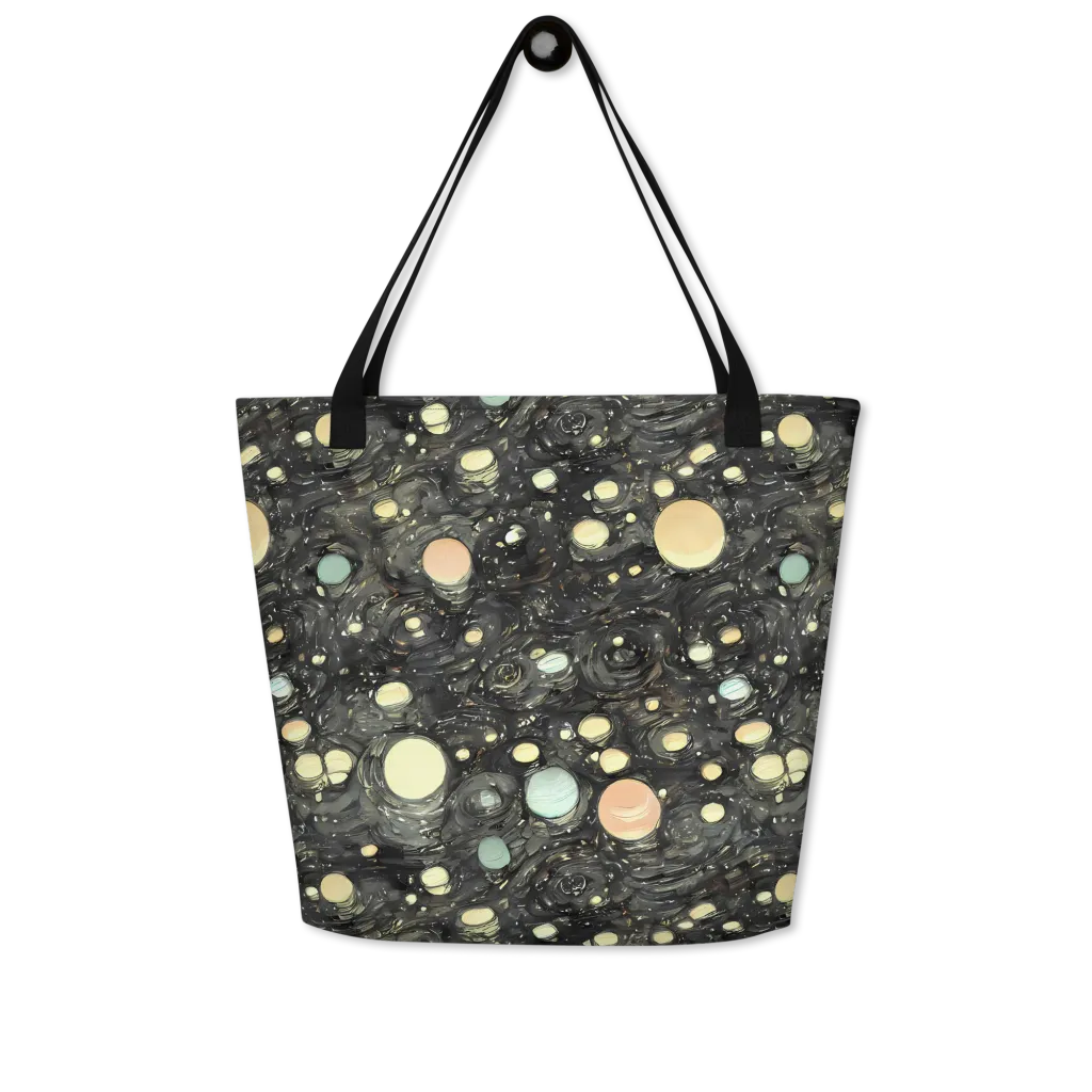 Planetary Ink on Large Tote Bag W/ Pocket — Front