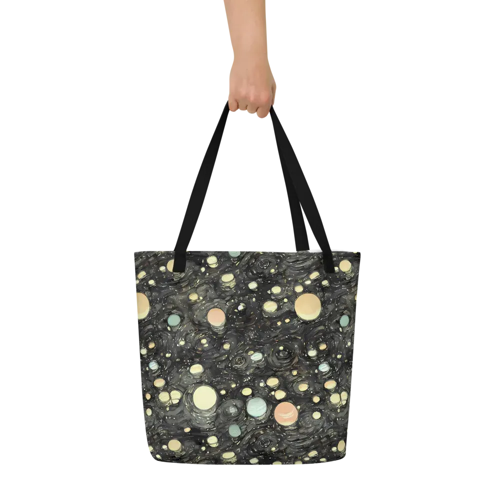 Planetary Ink on Large Tote Bag W/ Pocket — Front