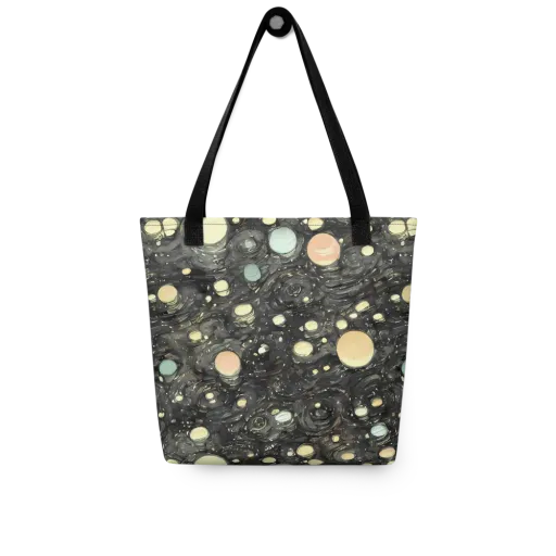 Planetary Ink on a Tote Bag