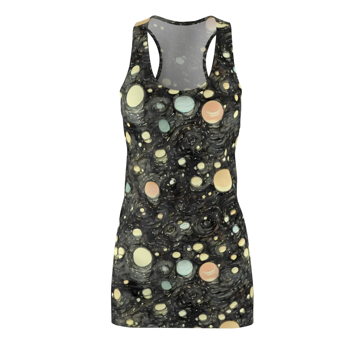 Planetary Ink on Racerback Dress — Front