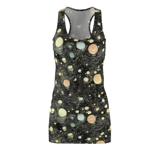 Planetary Ink on a Racerback Dress