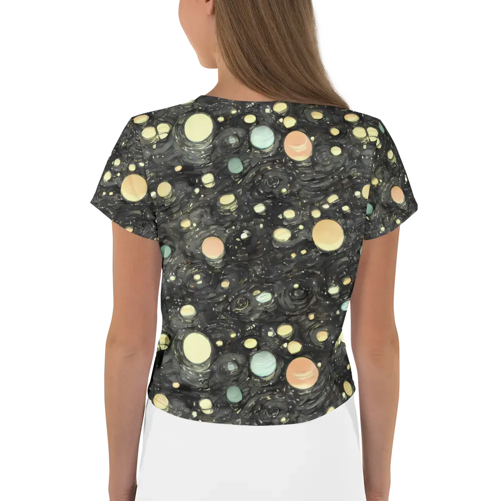 Planetary Ink on Crop Tee — Back