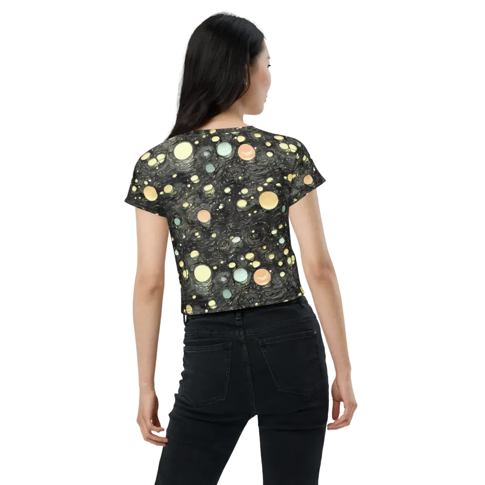 Planetary Ink on Crop Tee — Back